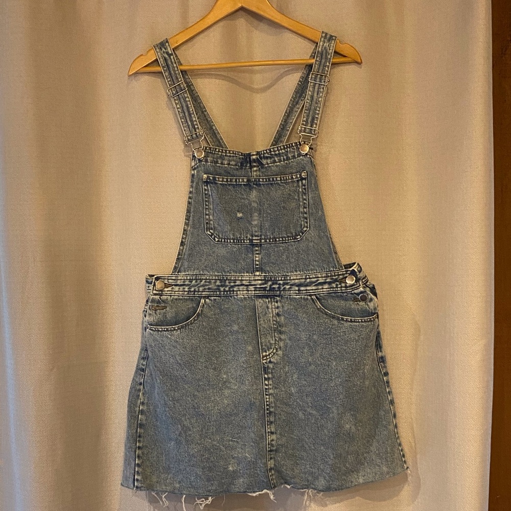 H&M DIVIDED Denim Overall Dress